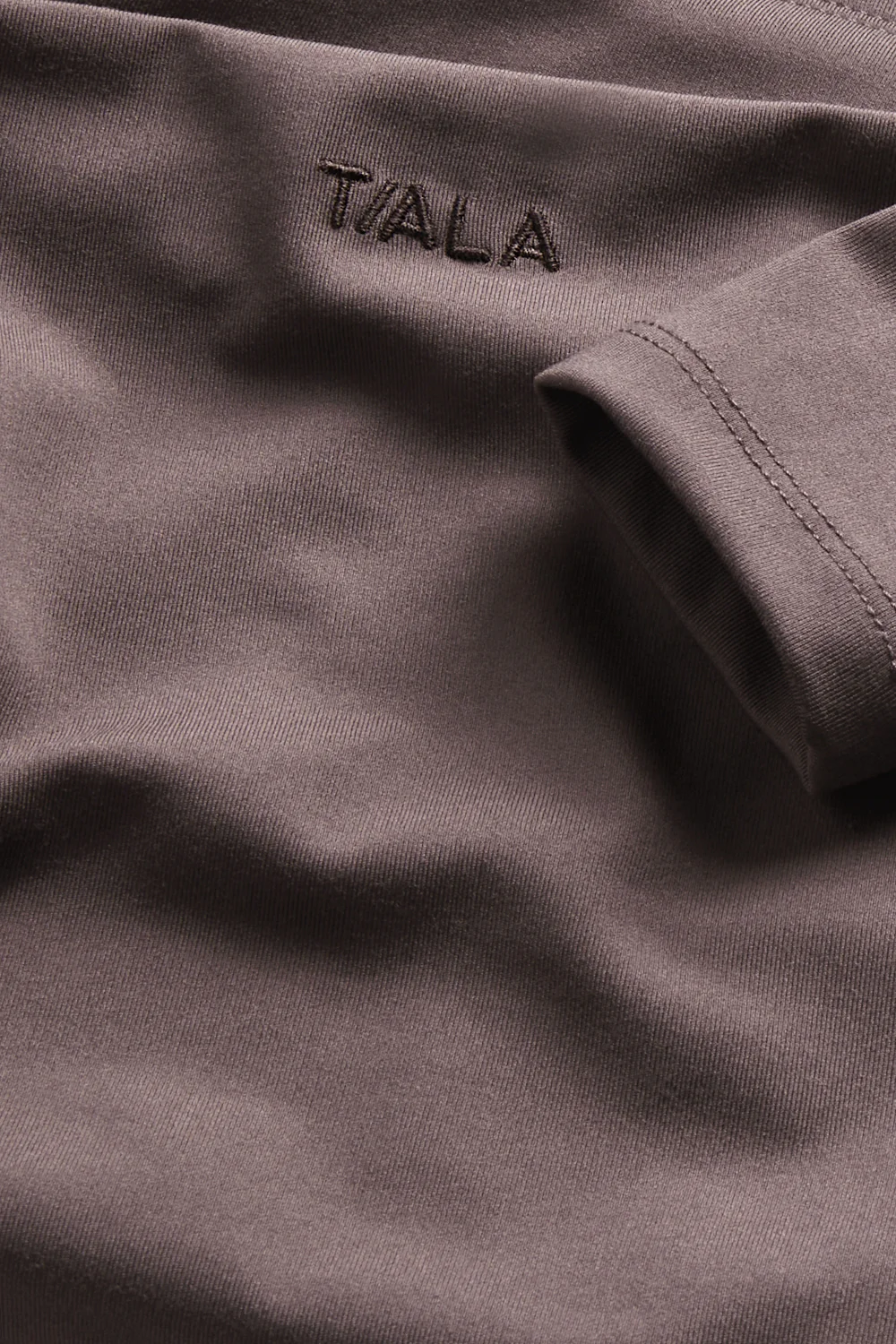 365 Boat Neck Long Sleeve Top - Mocha Brown - Image 6