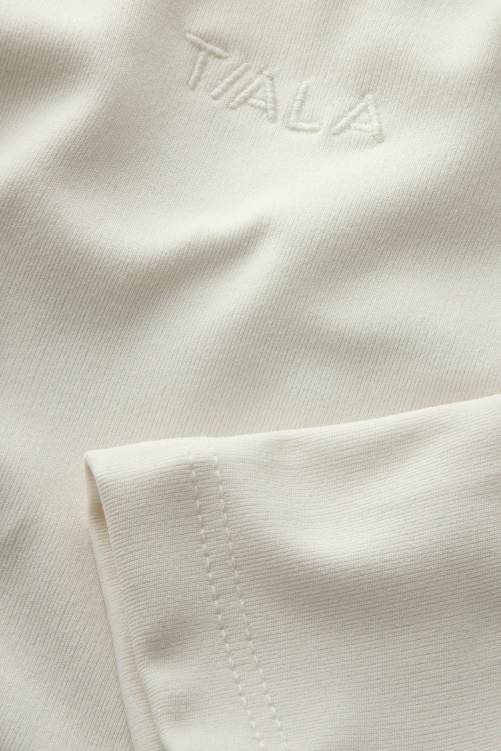 365 Boat Neck Long Sleeve Top - Vanilla - Image 7