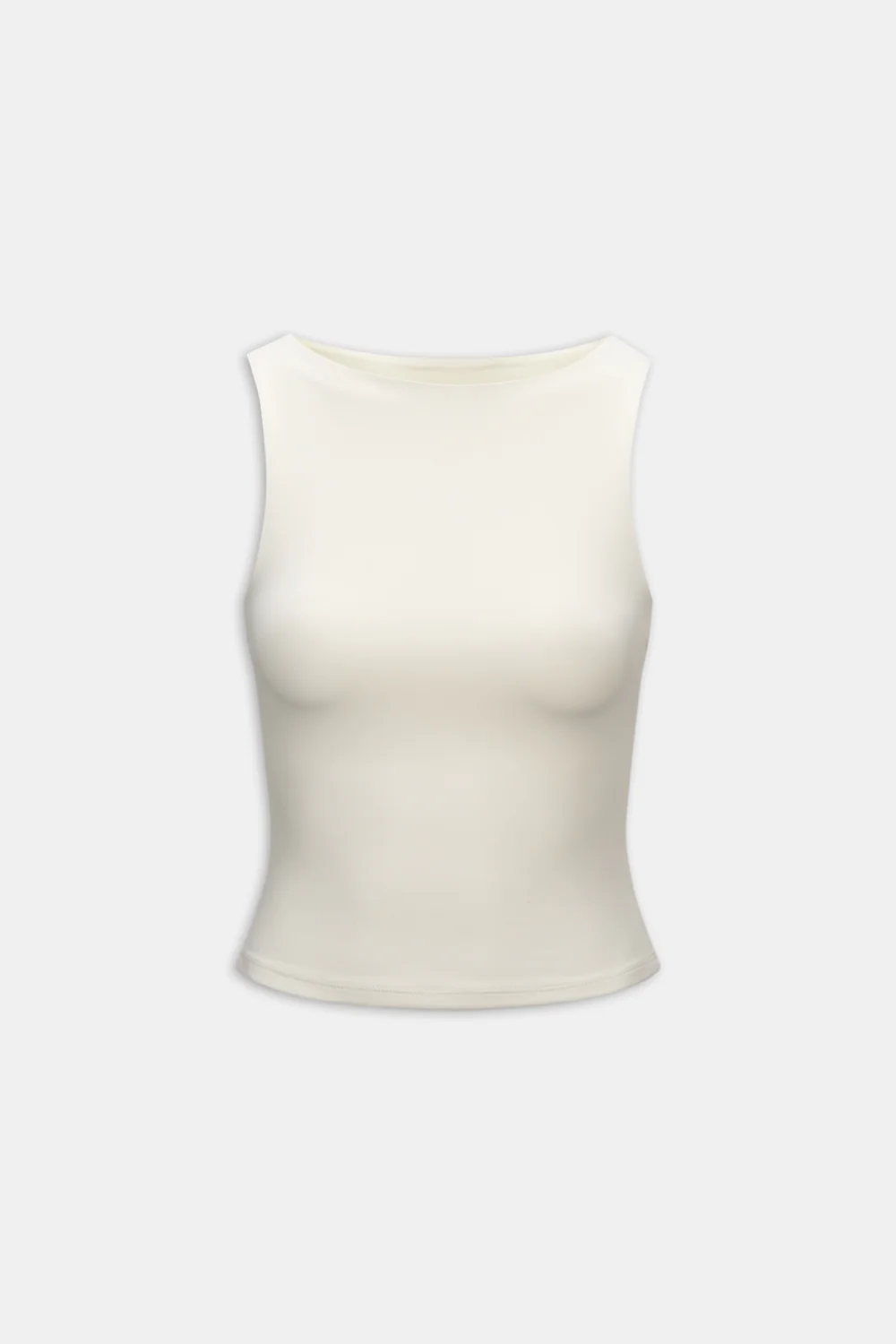 365 Boat Neck Tank - Vanilla - Image 2