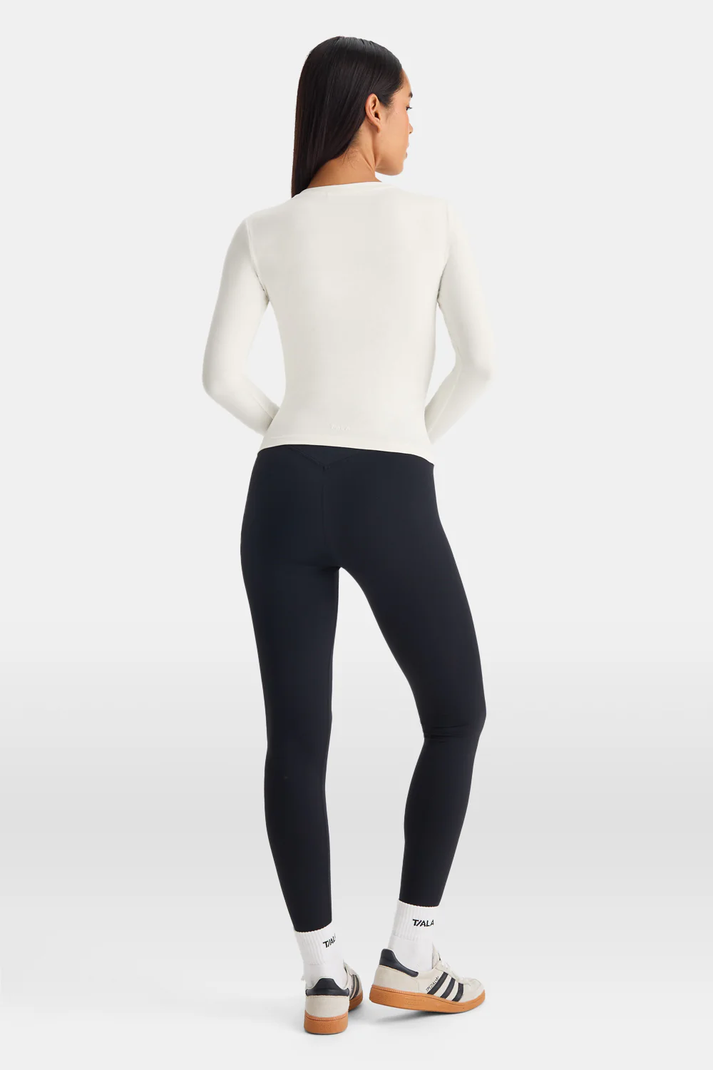 365 Core Cotton Long Sleeve Henley Top - Ivory - Image 4