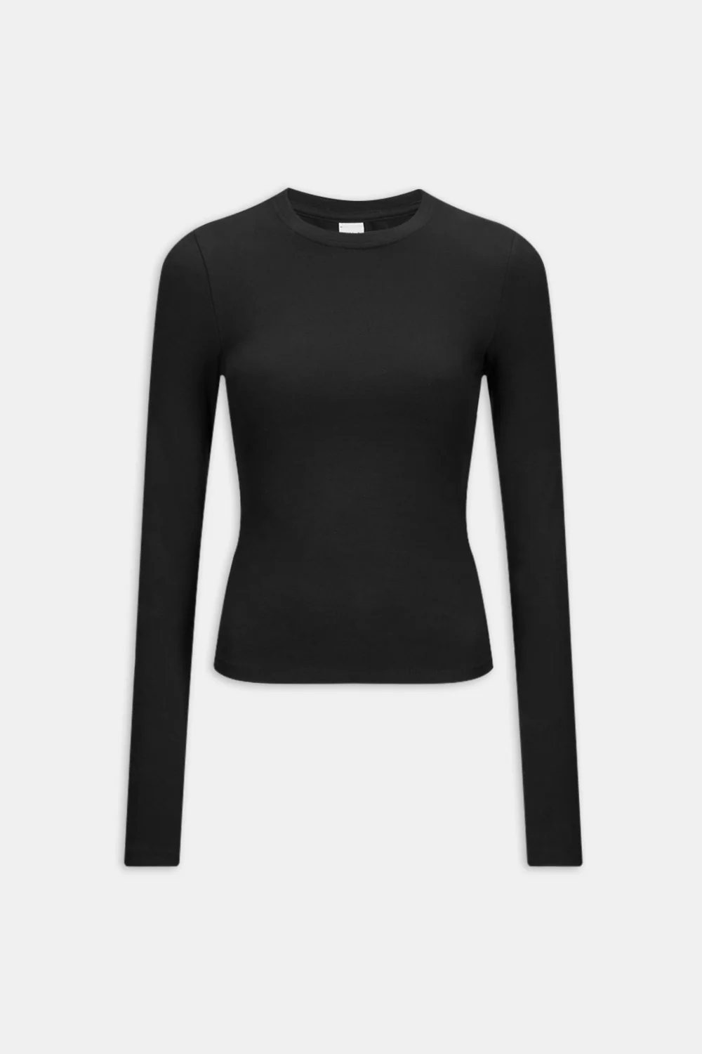 365 Core Cotton Long Sleeve T-Shirt - Black - Image 2