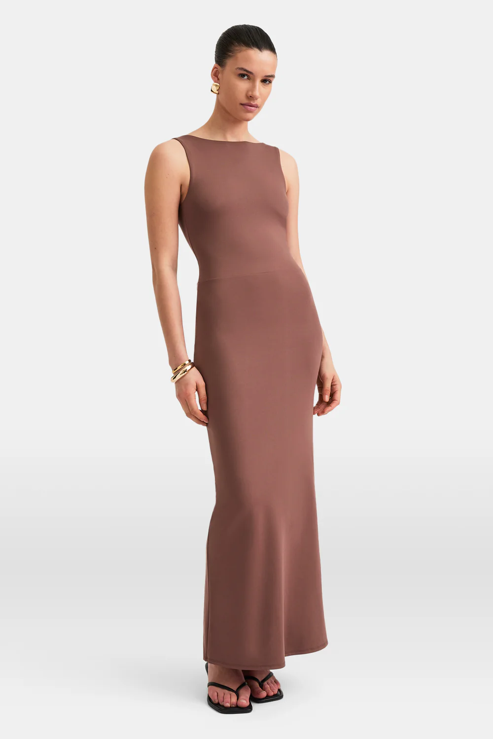 365 Open Back Maxi Dress - Clay - Image 7