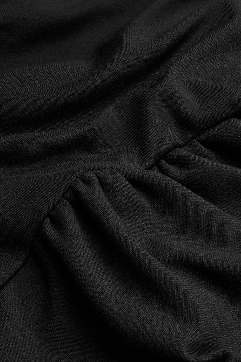 365 Plunge Neckline Top - Black - Image 6