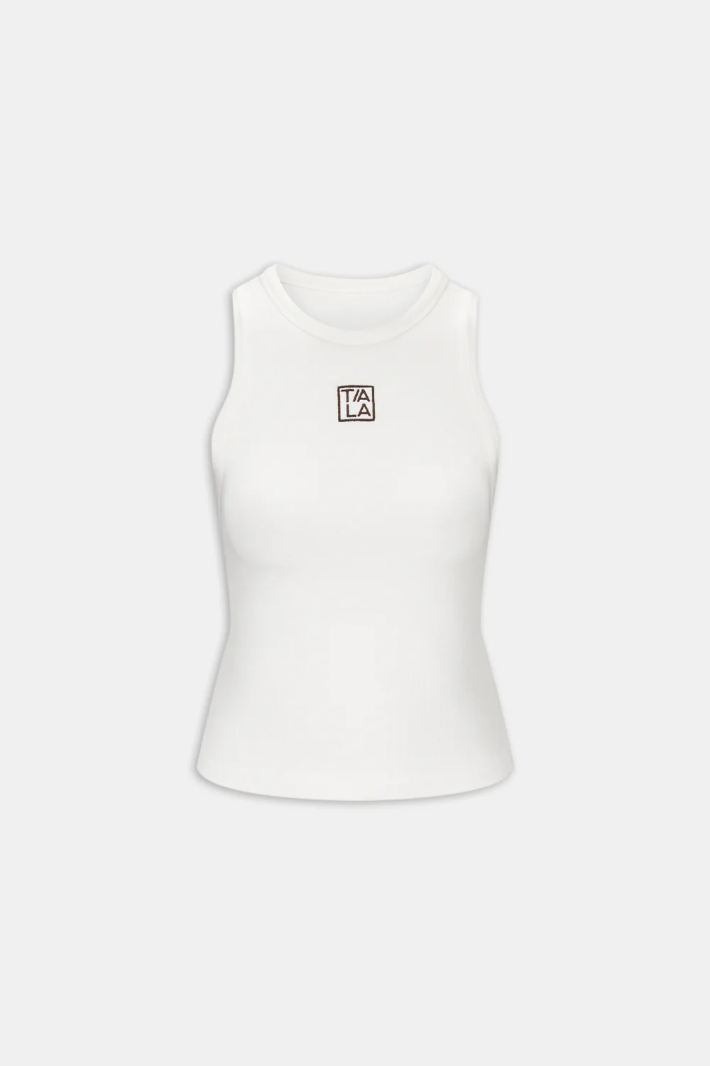 365 Rib Logo Racer Vest - Coconut Milk - Image 2