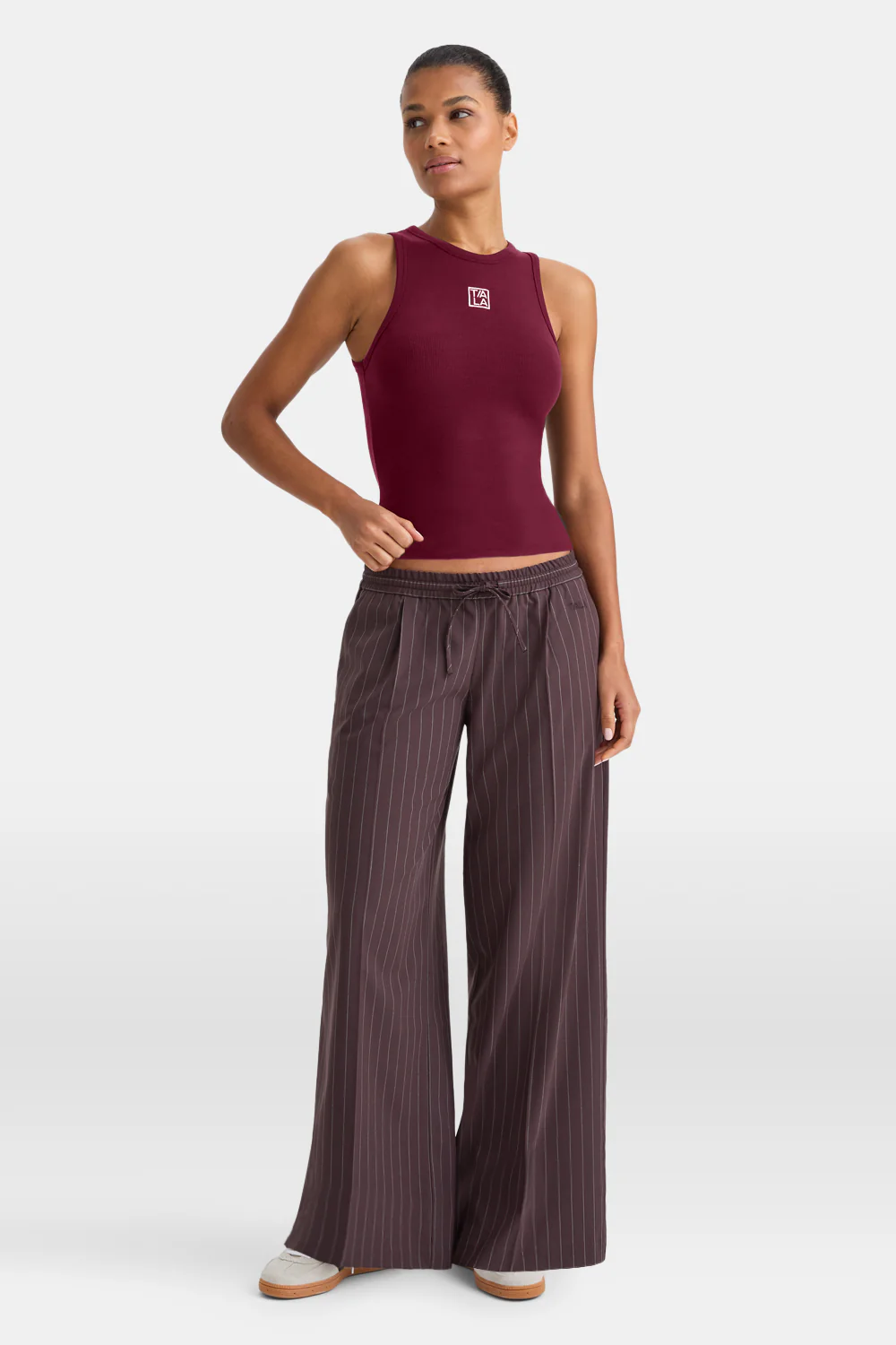 365 Rib Logo Racer Vest - Port Red - Image 4