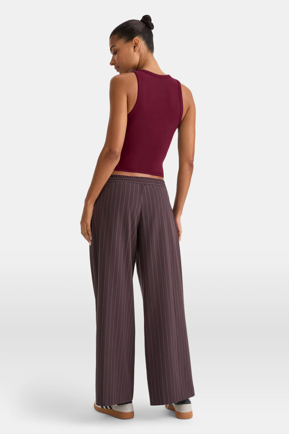 365 Rib Logo Racer Vest - Port Red - Image 5