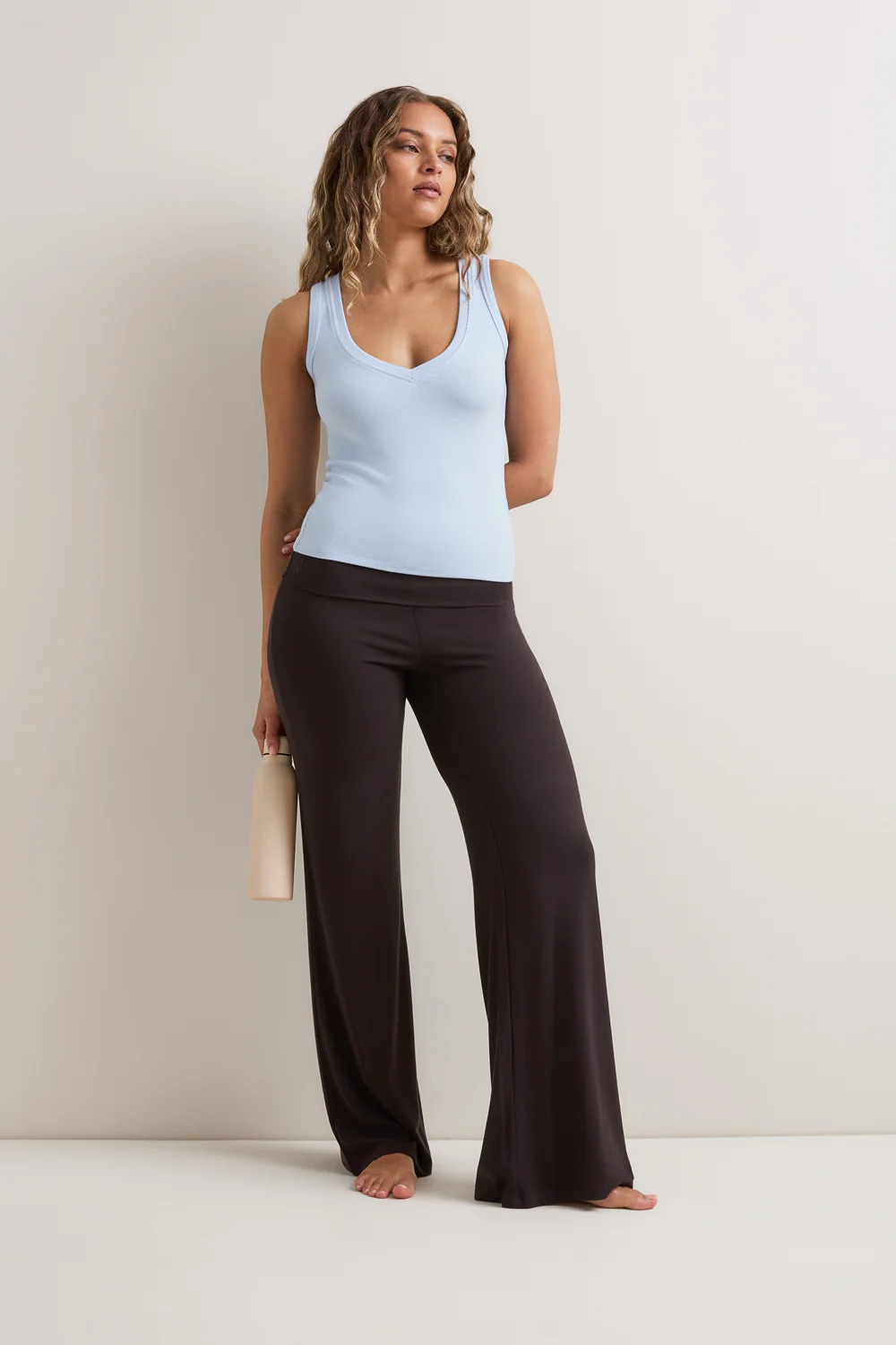 365 Sculpting Lounge Reversible Tank - Baby Blue - Image 4