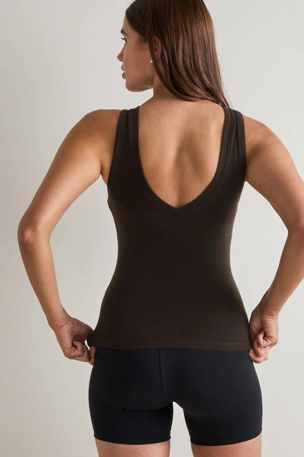 365 Sculpting Lounge Reversible Tank - Espresso - Image 5