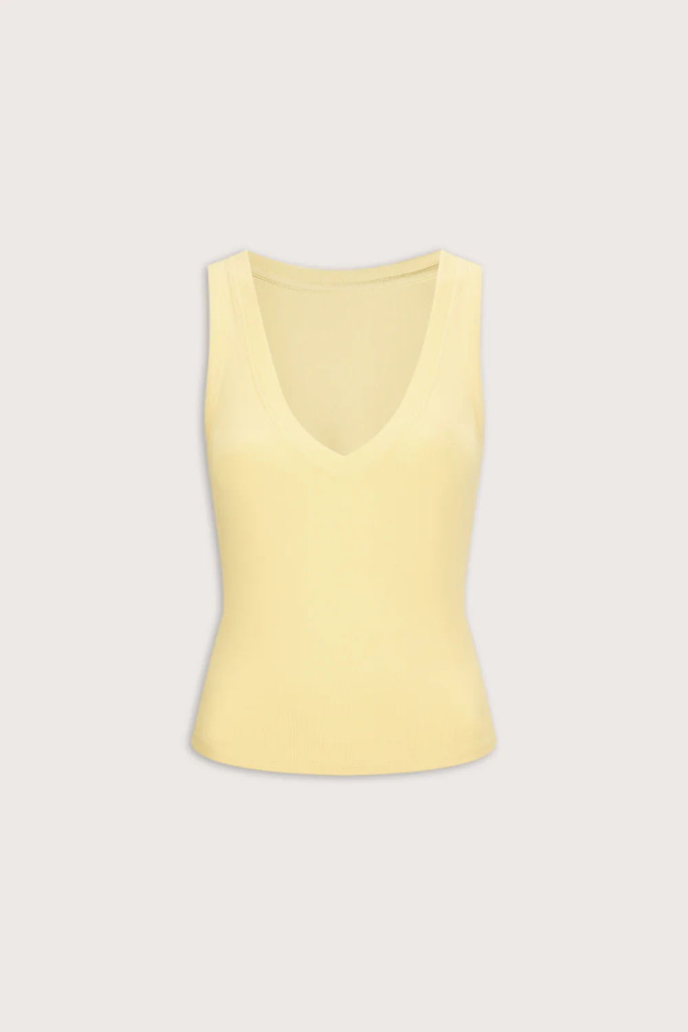 365 Sculpting Lounge Reversible Tank - Lemon Yellow - Image 2