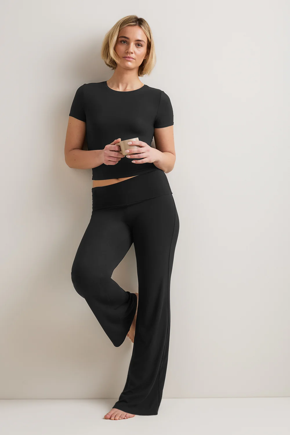 365 Sculpting Lounge T-Shirt - Shadow Black - Image 5