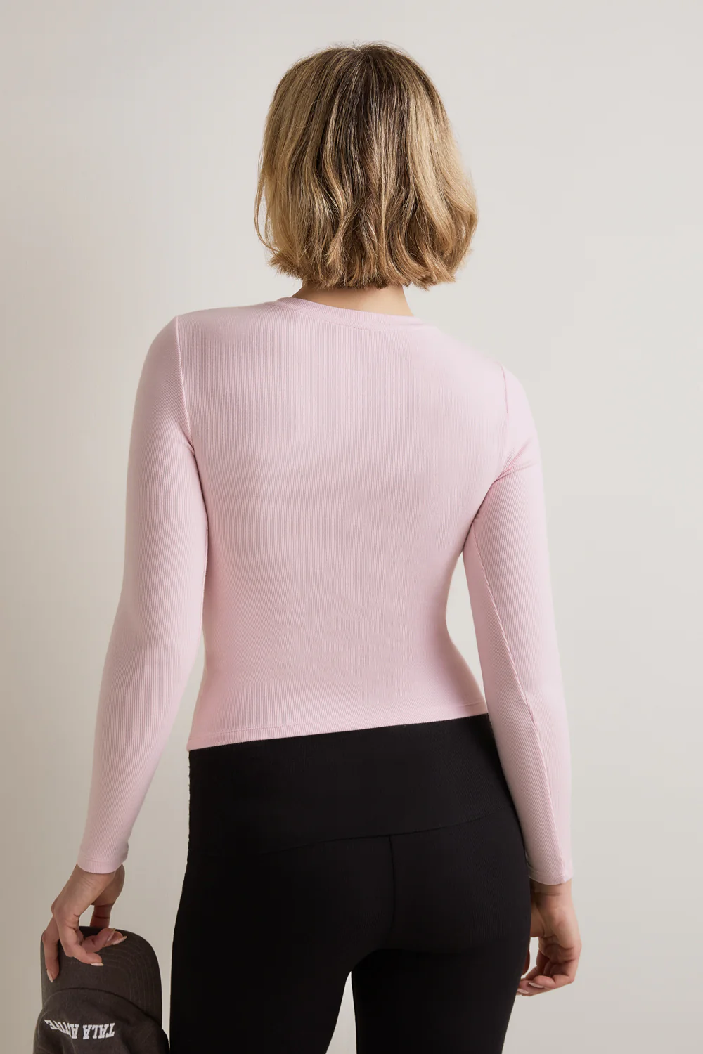 365 Sculpting Lounge Top - Ballet Pink - Image 5