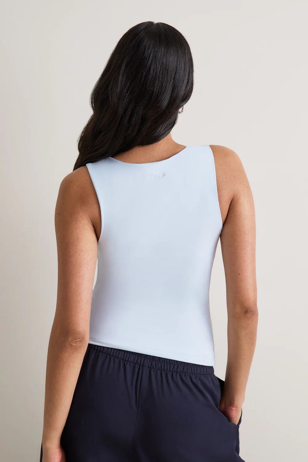 365 Square Neck Vest - Baby Blue - Image 4
