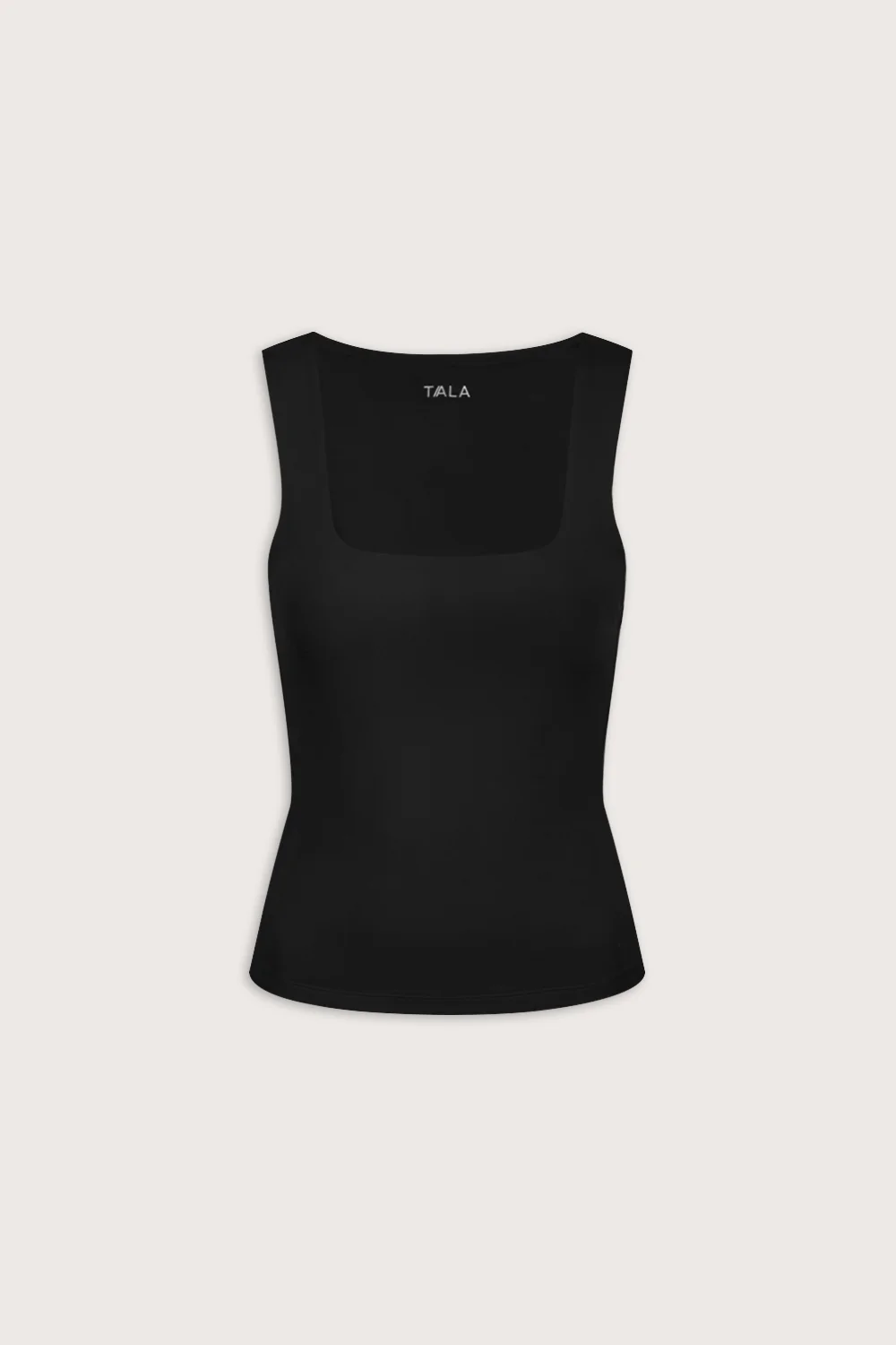 365 Square Neck Vest - Shadow Black - Image 2