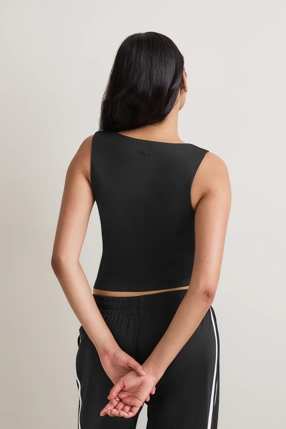 365 Square Neck Vest - Shadow Black - Image 4