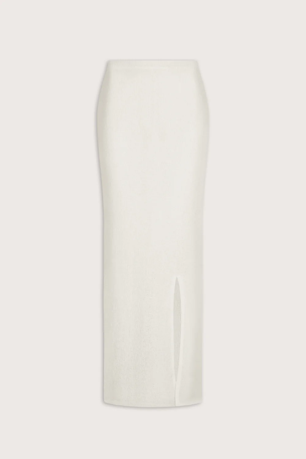 Beach Knit Maxi Skirt - Ivory - Image 2