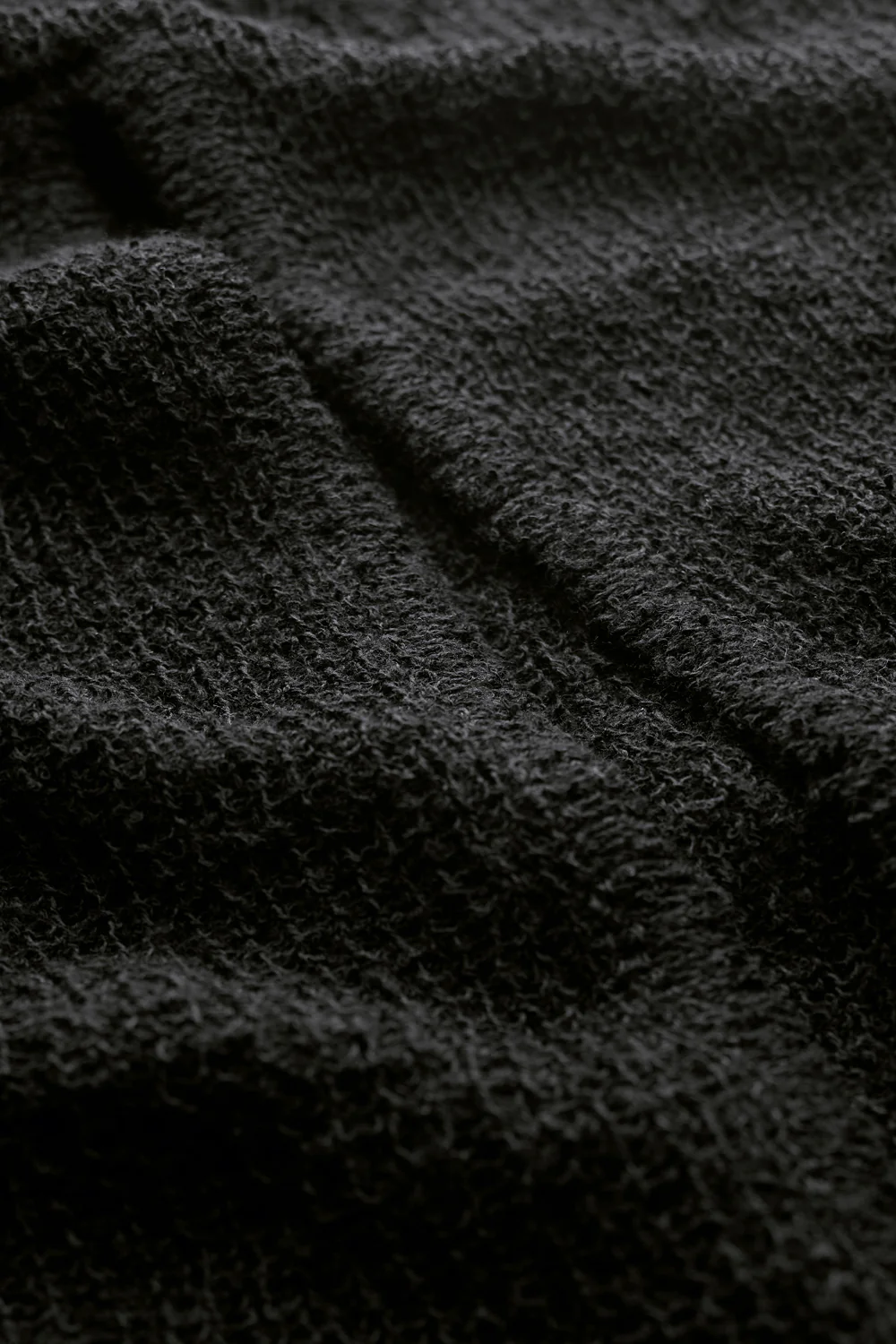 Beach Knit Maxi Skirt - Shadow Black - Image 6