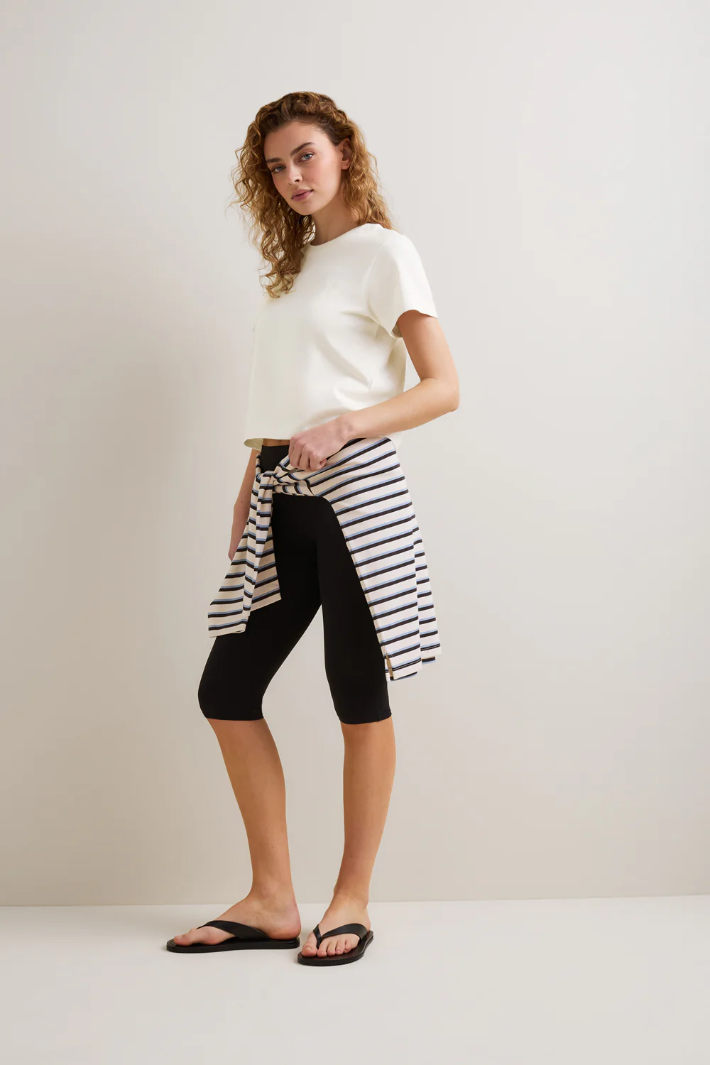 Boxy Baby Tee - Ivory - Image 3