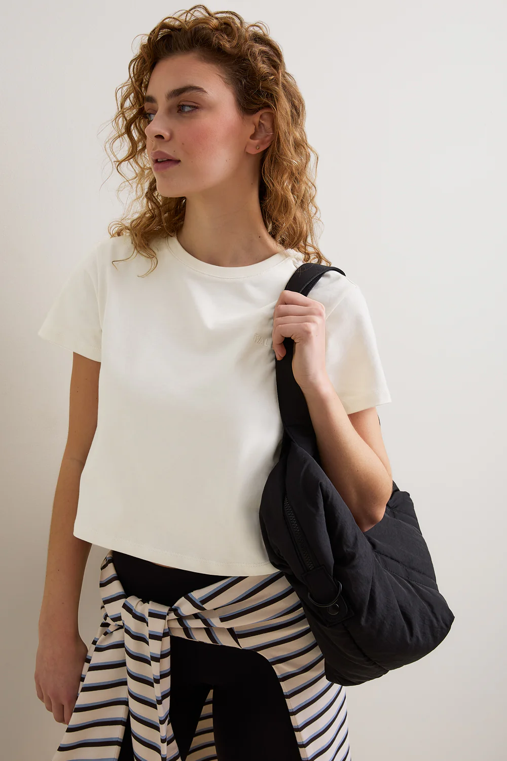 Boxy Baby Tee - Ivory - Image 5