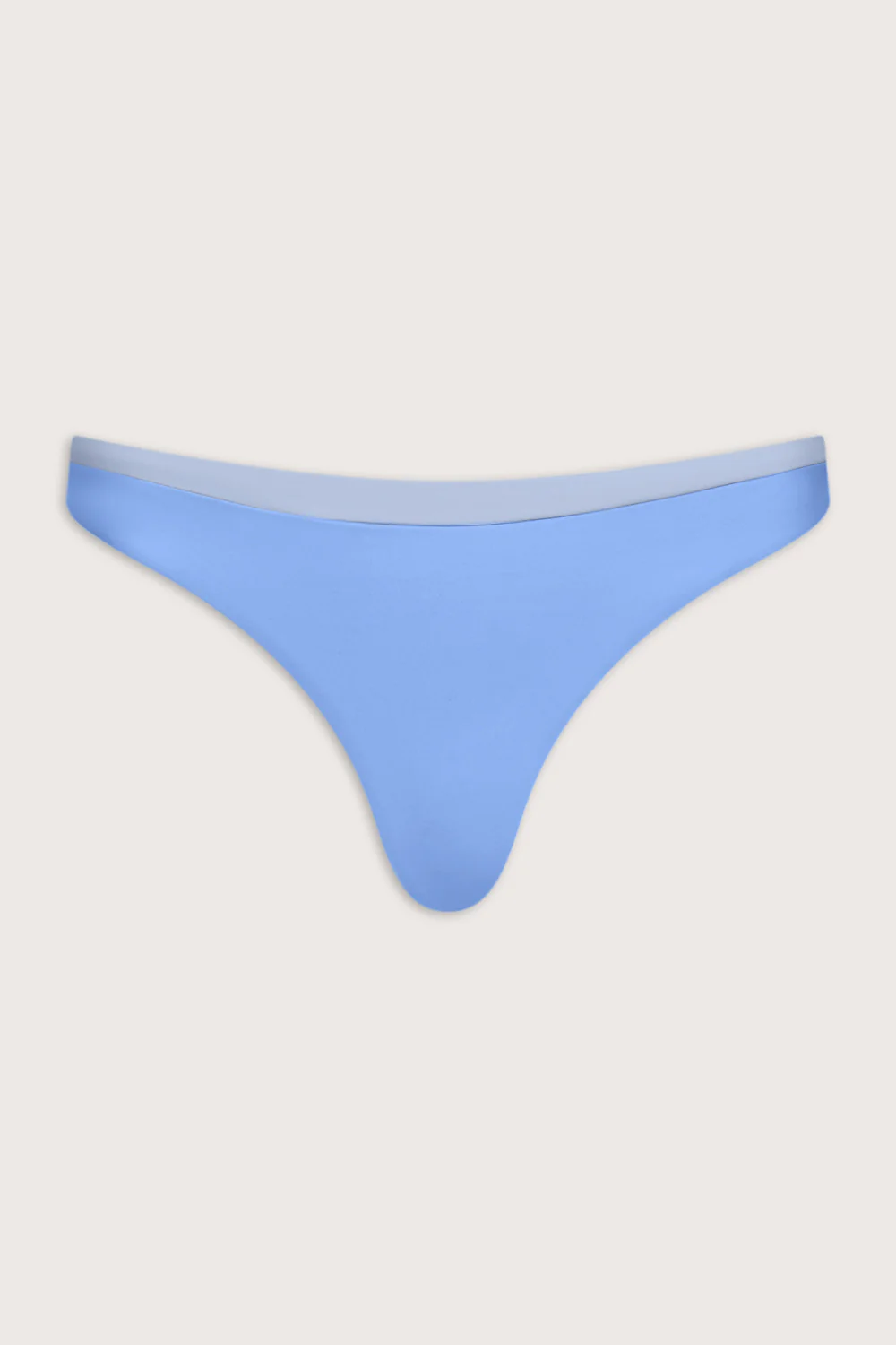 Contrast Cheeky Bikini Bottom - Iris Blue - Image 2