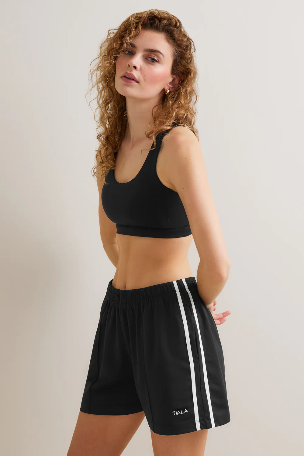 Contrast Stripe Short - Black - Image 3