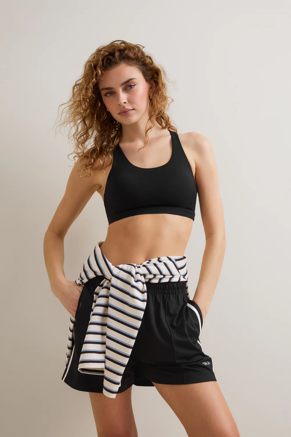 Contrast Stripe Short - Black - Image 6