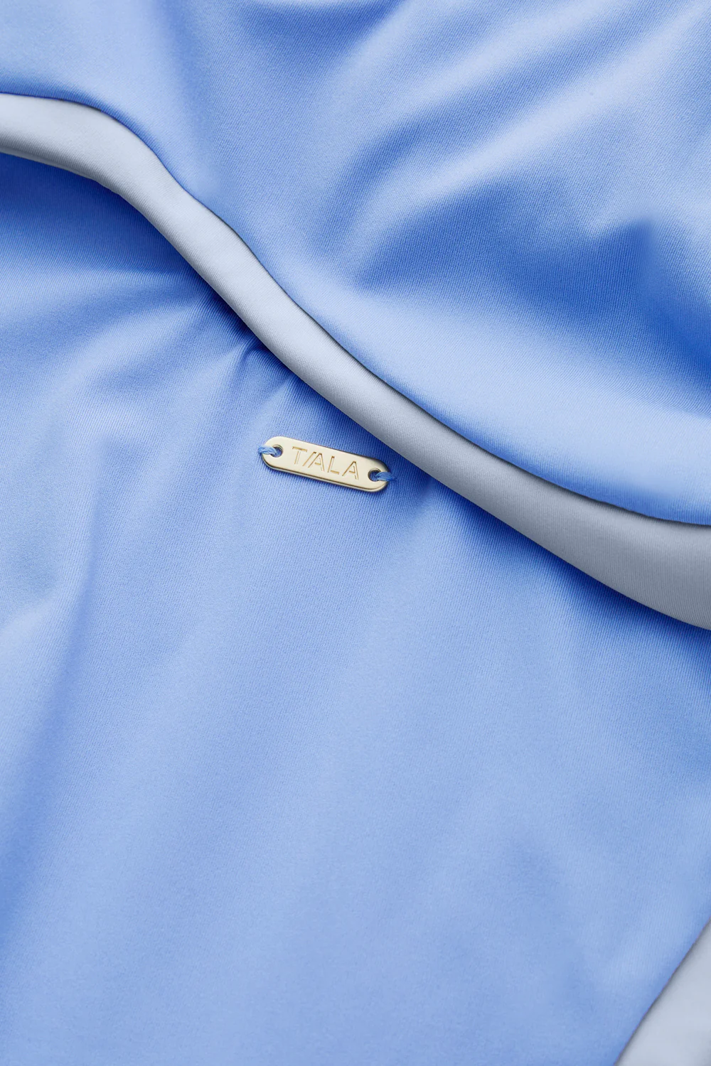 Contrast Underwired Swimsuit - Iris Blue - Image 6