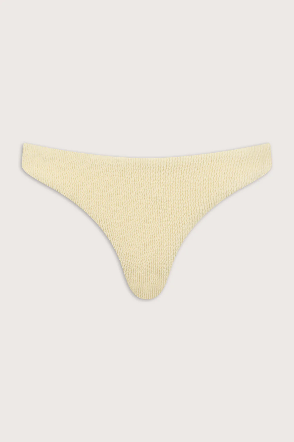 Crinkle Cheeky Bikini Bottom - Lemon Yellow - Image 2