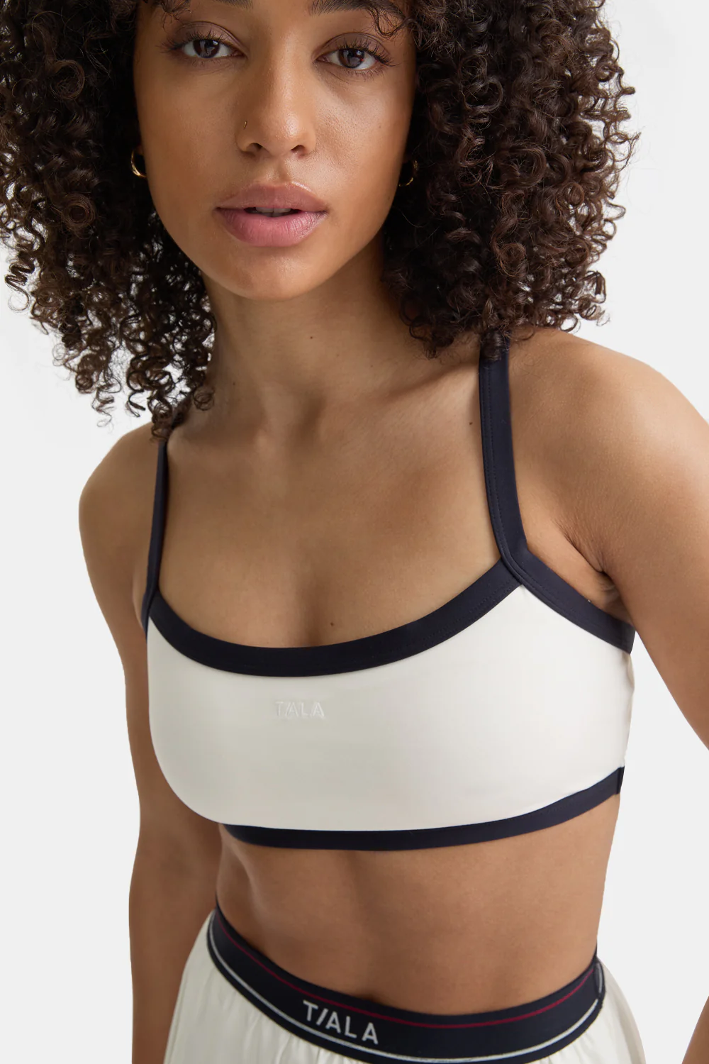 DayFlex Bandeau Sports Bra - Ivory - Image 4