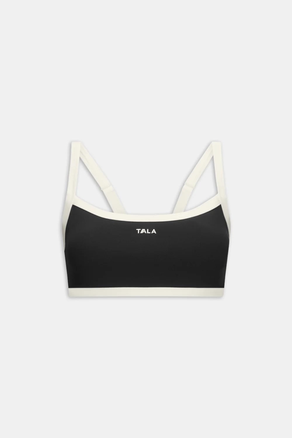 DayFlex Bandeau Sports Bra - Shadow Black / Ivory - Image 2