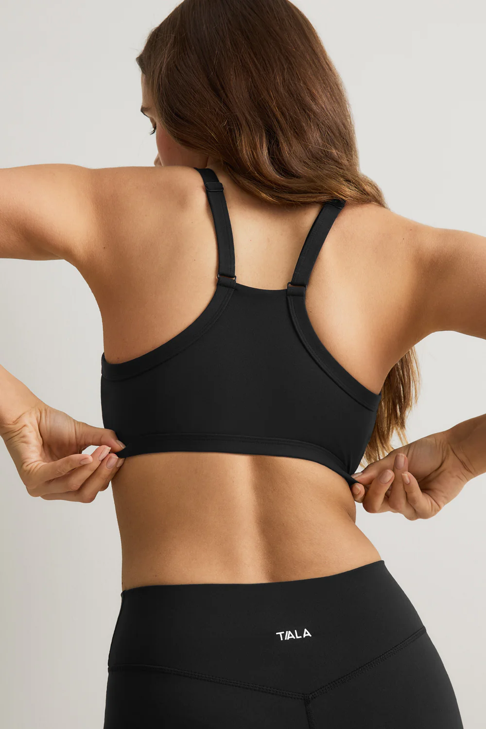 DayFlex Bandeau Sports Bra - Shadow Black - Image 4