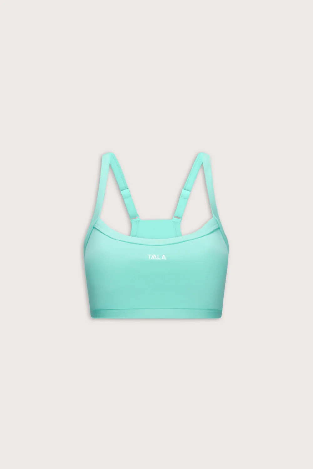 DayFlex Bandeau Sports Bra - Aqua Blue - Image 2