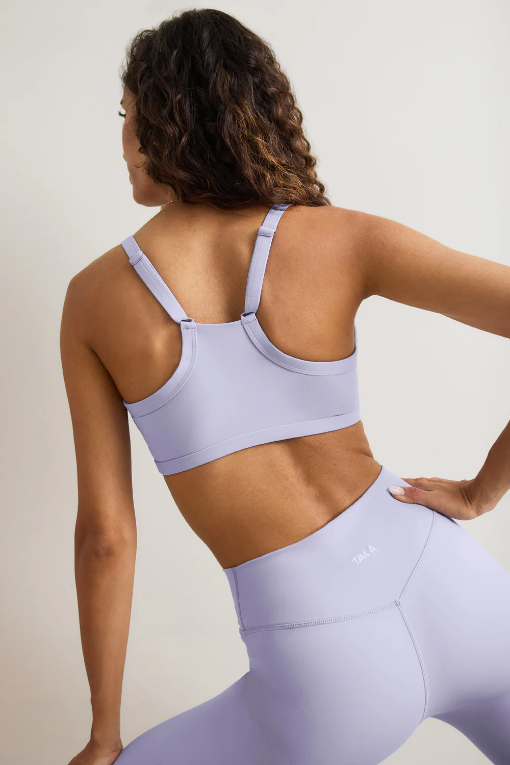 DayFlex Bandeau Sports Bra - Lilac - Image 4