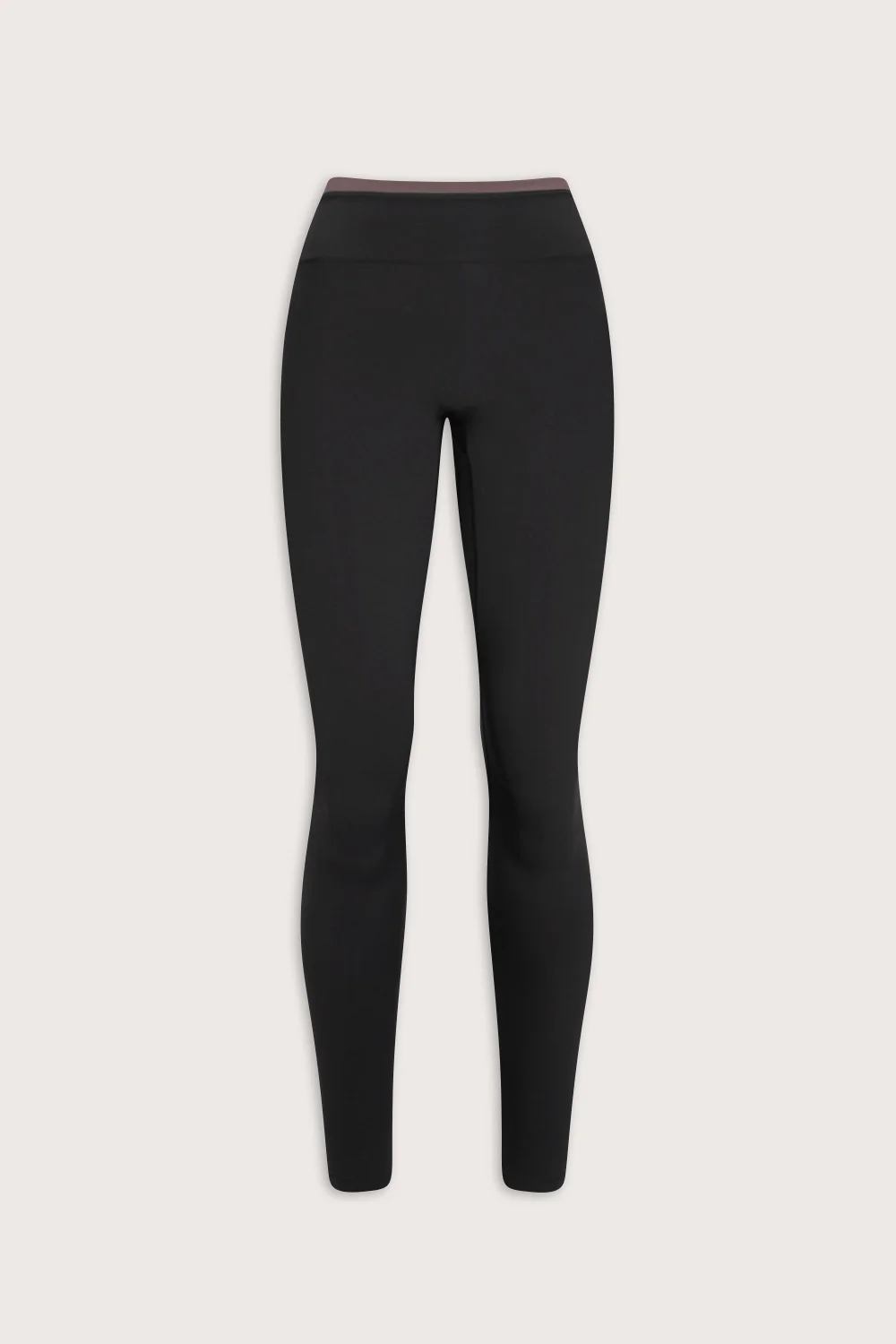 DayFlex Contrast Panel High Waisted Legging - Shadow Black / Mocha Brown - Image 2