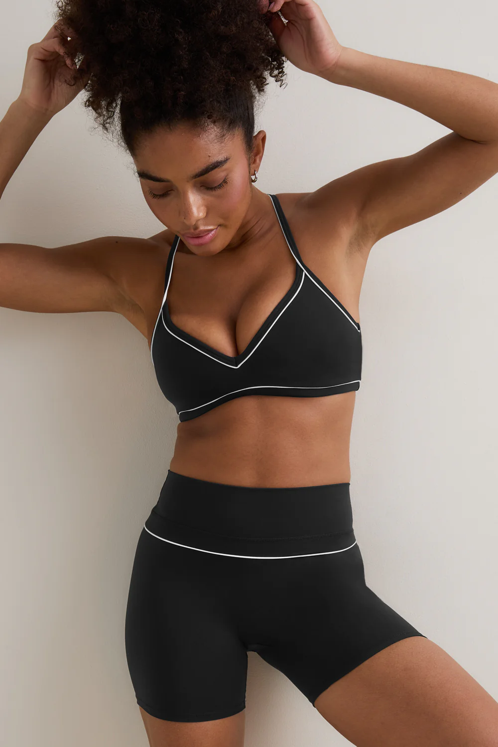 DayFlex Contrast Sweetheart Short - Shadow Black - Image 3