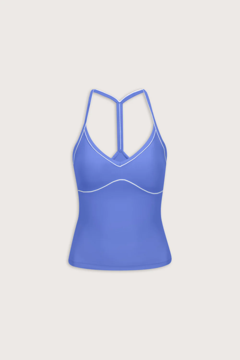 DayFlex Contrast Sweetheart Vest - Iris Blue - Image 2