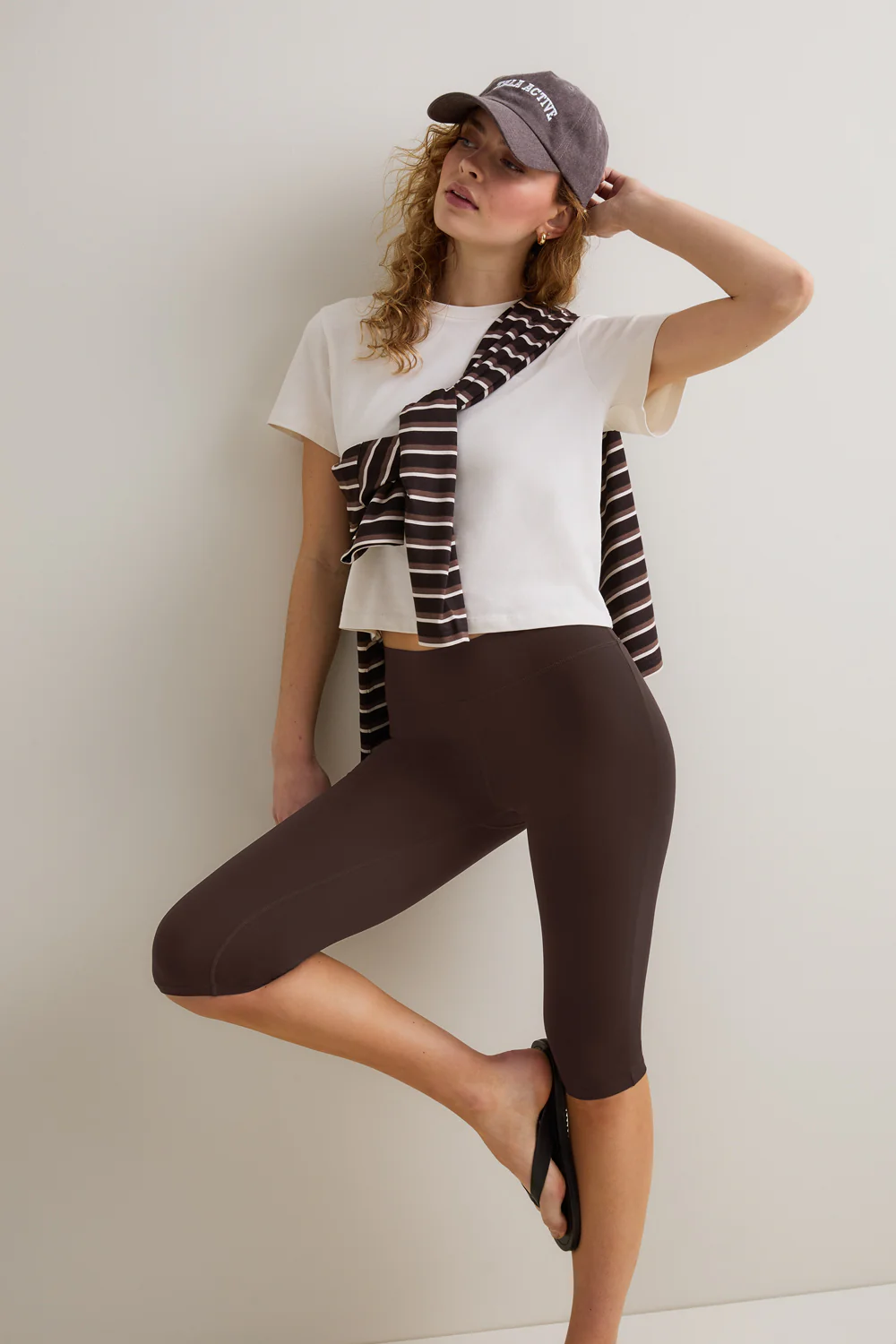 DayFlex Capri Legging - Chestnut Brown - Image 5