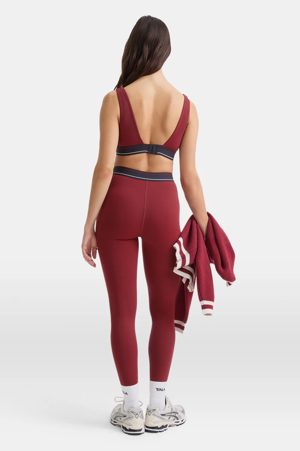 DayFlex Logo Waistband Legging - Vintage Red - Image 4