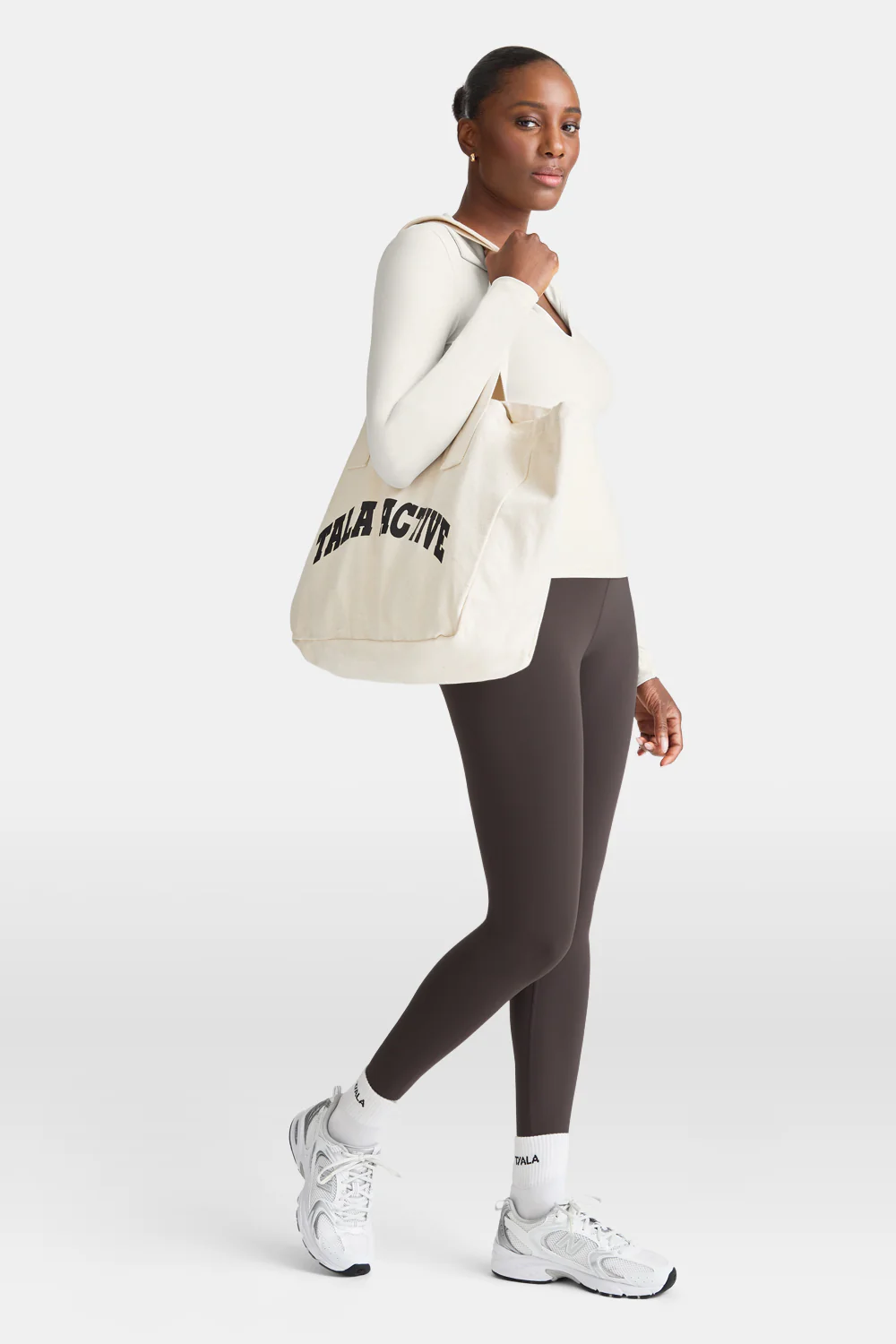 DayFlex Long Sleeve Lightweight Polo - Ivory - Image 6