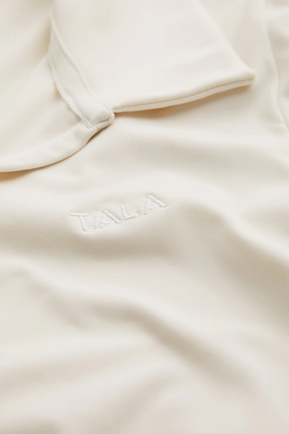 DayFlex Long Sleeve Lightweight Polo - Ivory - Image 7