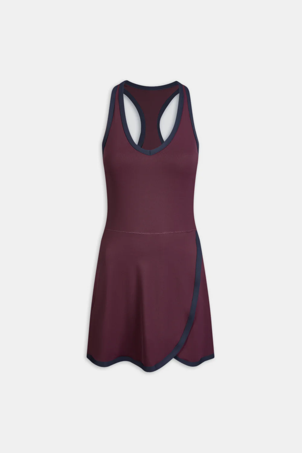 DayFlex Plunge Active Dress - Fig / Midnight Navy - Image 2