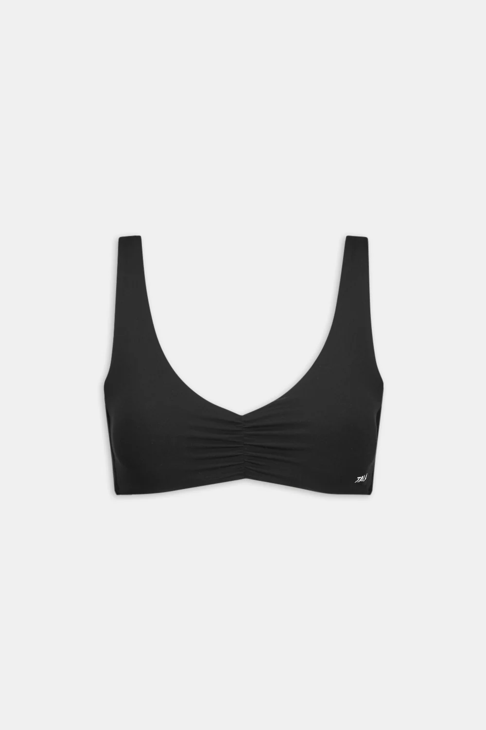 DayFlex Ruched Front Sports Bra - Shadow Black - Image 2