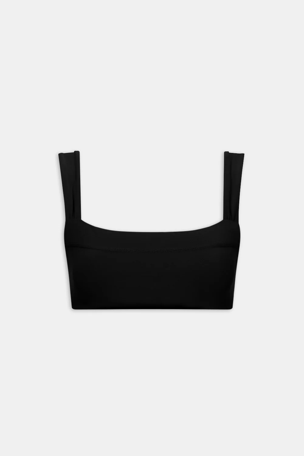 DayFlex Ruched Bandeau Sports Bra - Shadow Black - Image 2