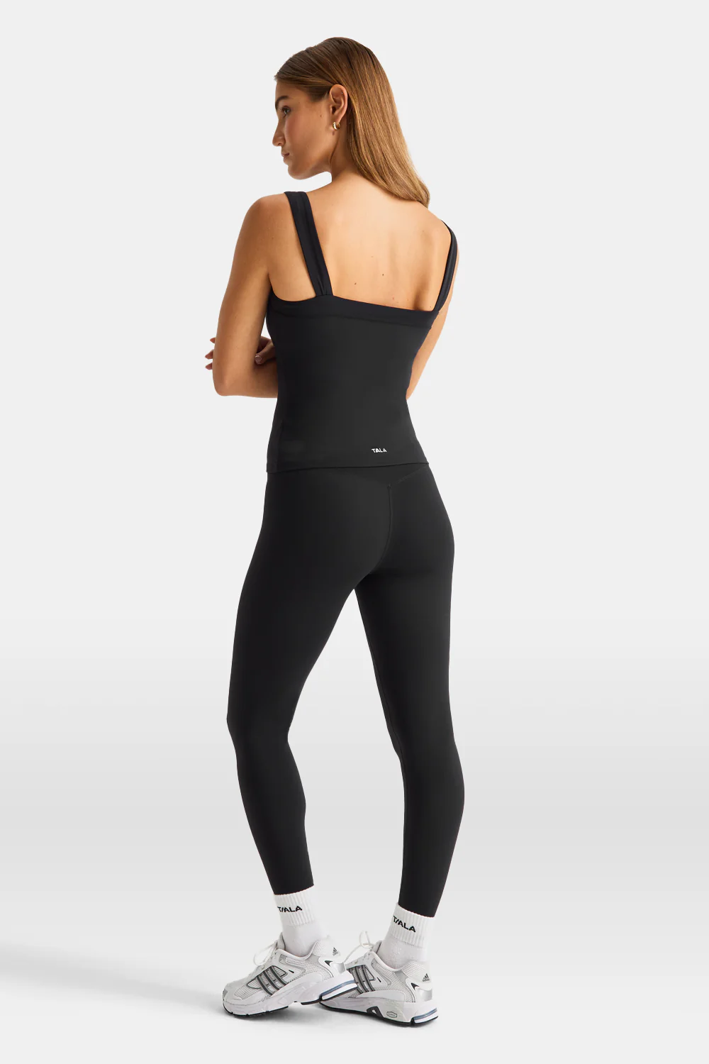 DayFlex Ruched Strap Vest - Shadow Black - Image 3