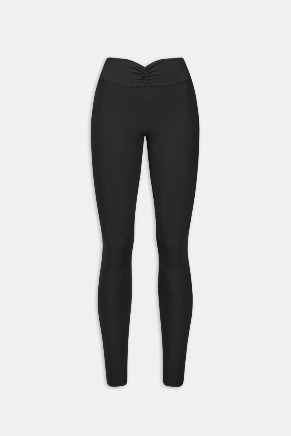 DayFlex Ruched Waist No Front Seam Legging - Shadow Black - Image 2