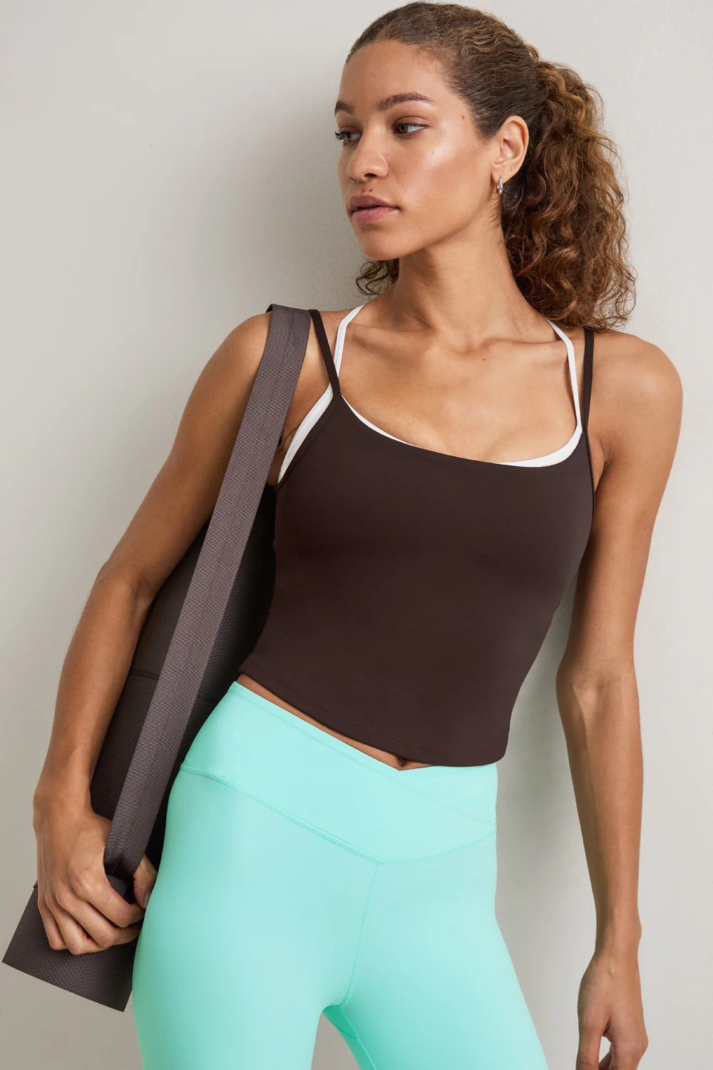DayFlex Minimal Strappy Tank - Americano - Image 5