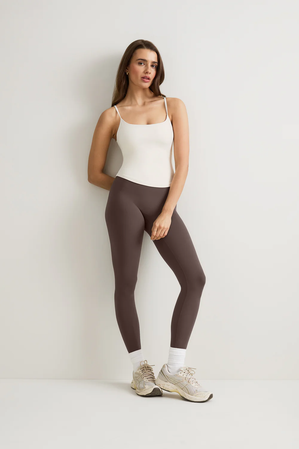 DayFlex Minimal Strappy Tank - Ivory - Image 4