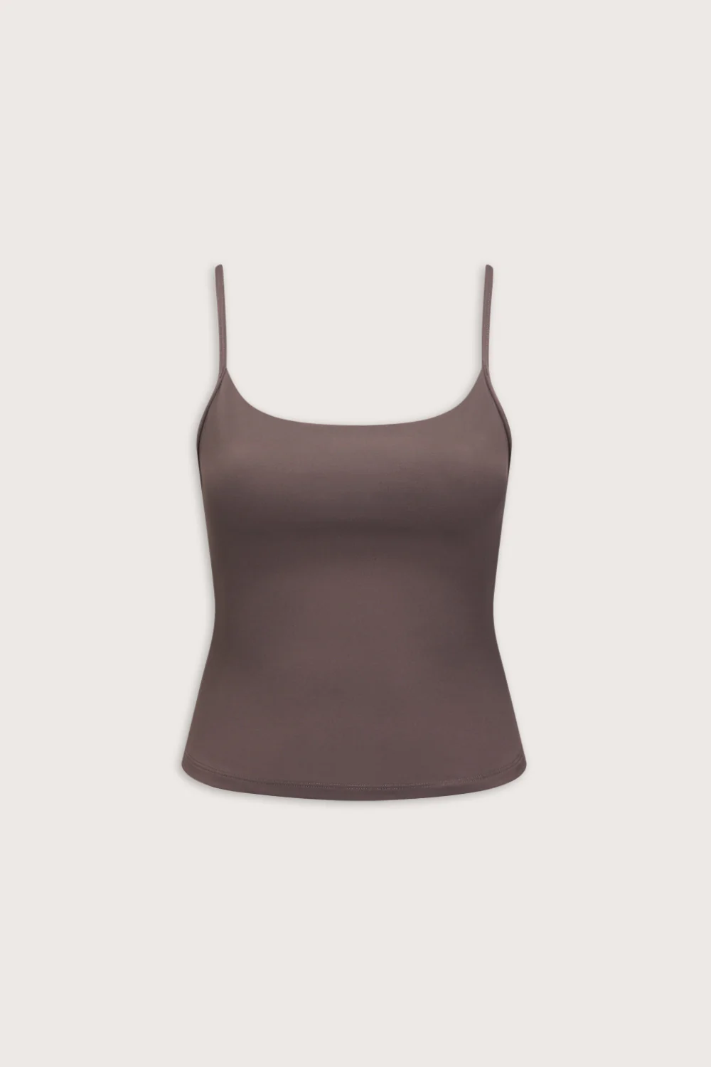 DayFlex Minimal Strappy Tank - Mocha Brown - Image 2