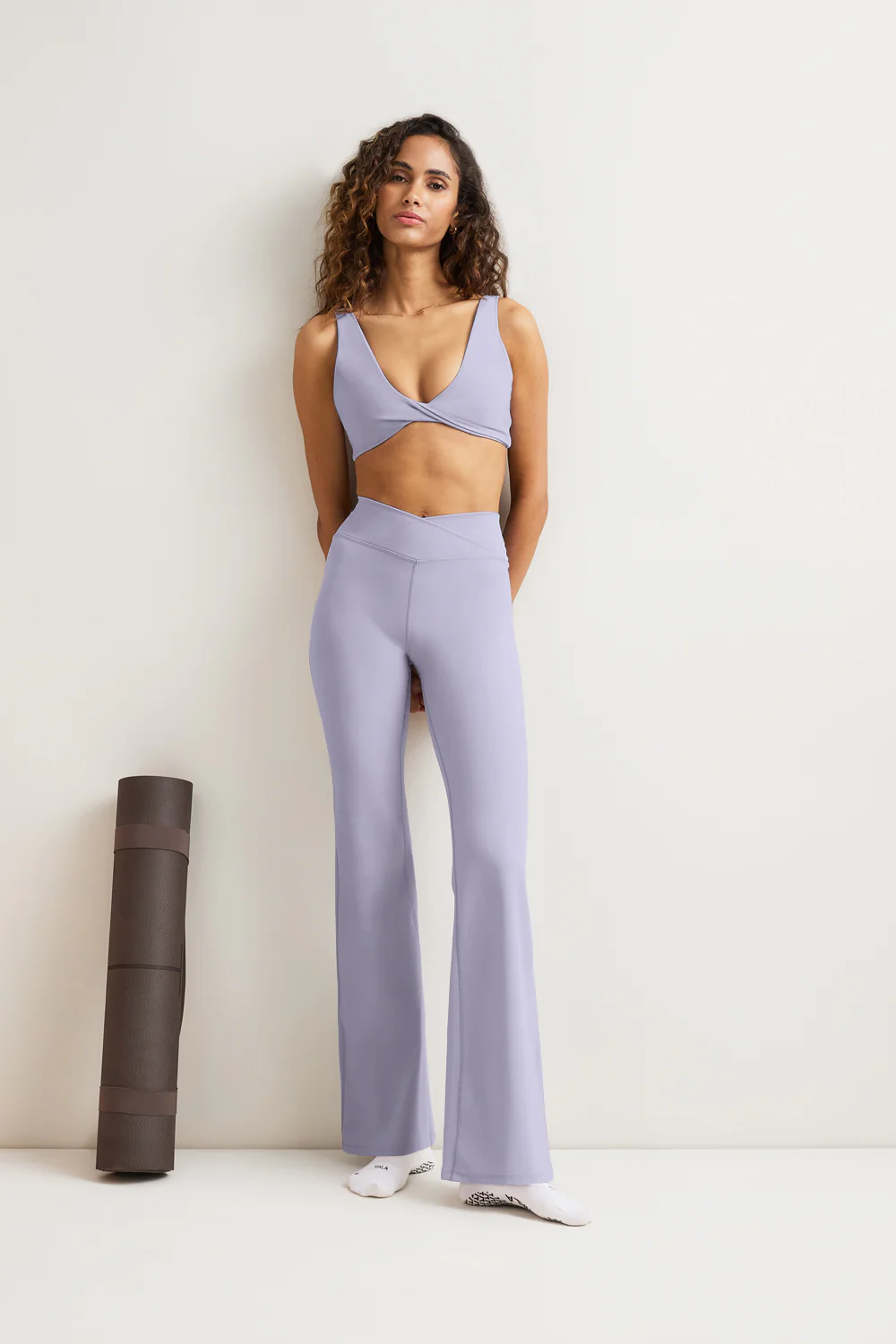 DayFlex Soft Wrap Yoga Pant - Lilac - Image 3