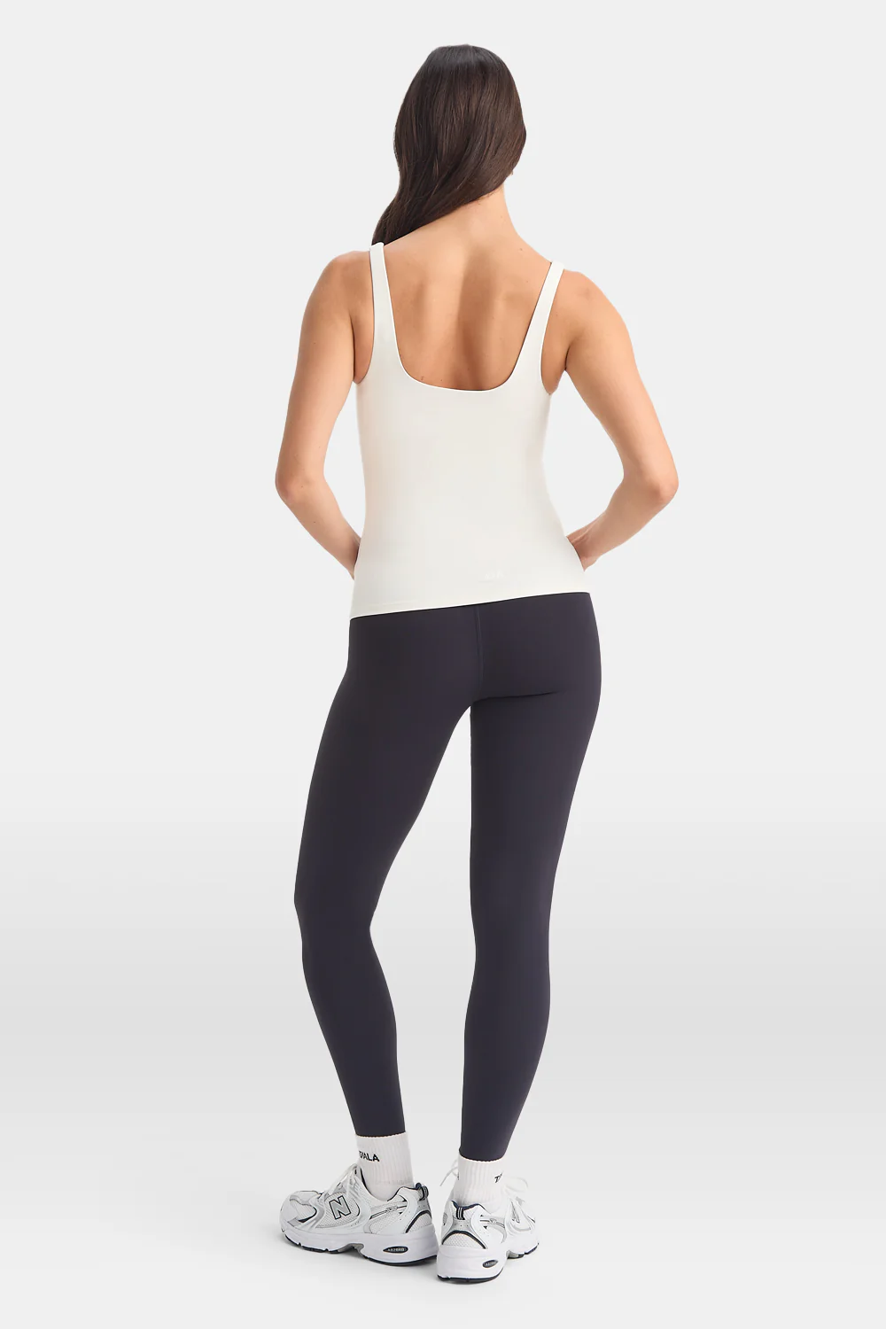 DayFlex Square Neck Full Length Vest - Ivory - Image 5
