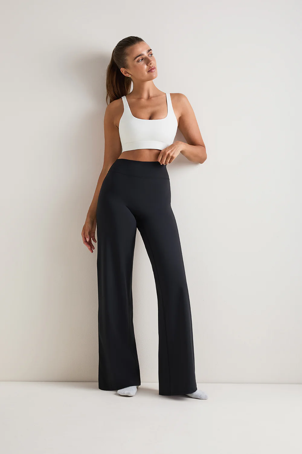 DayFlex Straight Leg Yoga Pant - Shadow Black - Image 3